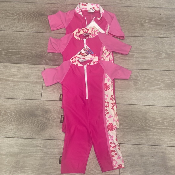 Sun wise Swimwear 1 piece swimsuit SPF 50. New! - Picture 6 of 6